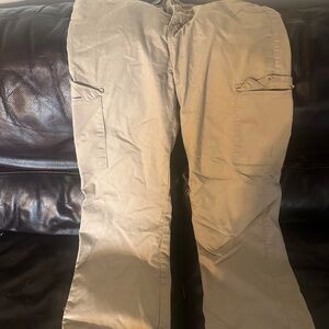 Khaki cargo pants